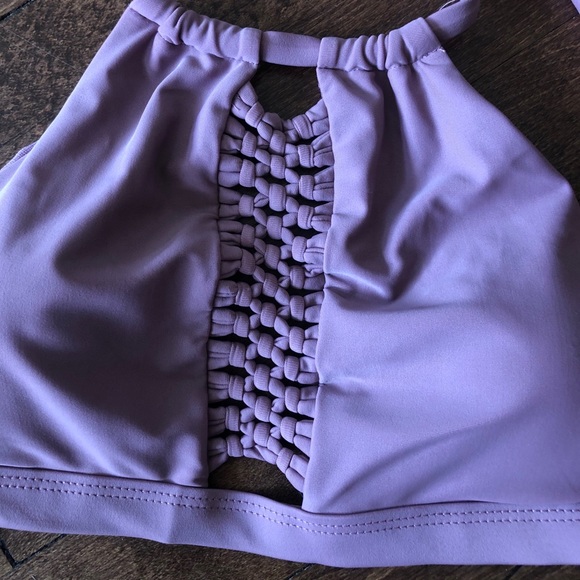 Light Purple Halter Bikini Top - Picture 2 of 4